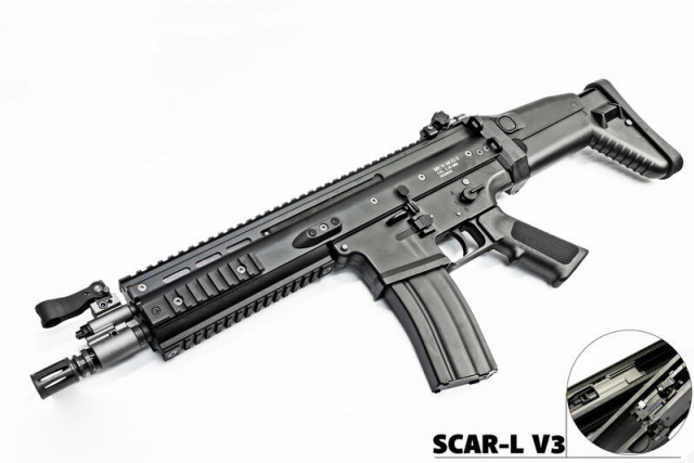 WE SCAR L V3 GBB ( BK )