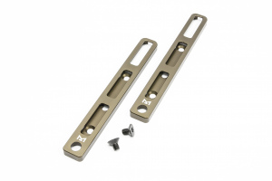 RENEGADE SCAR CNC Aluminum M-LOK KEY MOD Adapters Set (M / TAN )